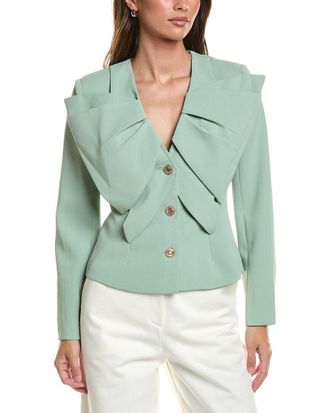 Gracia Ruffle Front Jacket