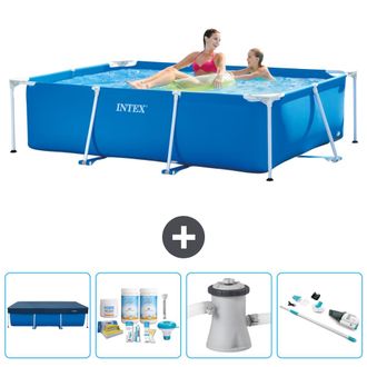 Intex Piscina Con Estructura Rectangular - 220x150x60 Cm - 5-piezas Scb5