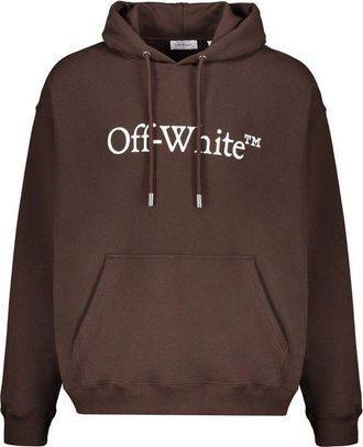 Off-white Brown Cotton Mens Sweatshirt