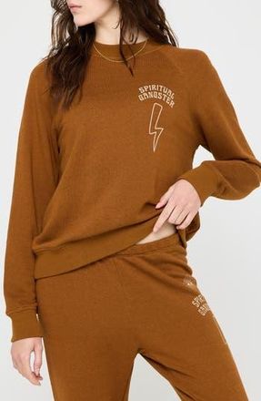 Spiritual Gangster Essence Forever Graphic Sweatshirt in Dune at Nordstrom Rack, Size X-Small