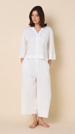 The Cats Pajamas The Mariposa Set in Cloud at Nordstrom, Size X-Large