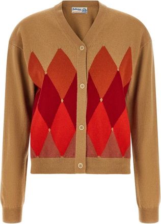 Ballantyne C&aacute;rdigan Diamond - Knitwear - Mujer - Multicolor - S