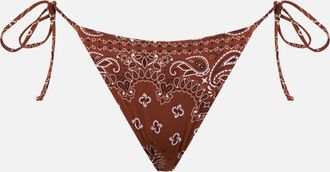 MC2 Saint Barth Woman Bandanna Swim Briefs With Side Laces