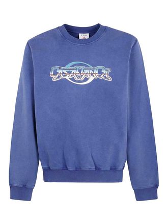 Casablanca Chrome Text Printed Sweatshirt