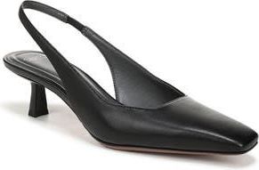 Franco Sarto Raven Slingback Kitten Heel Pump in Black at Nordstrom Rack, Size 8.5
