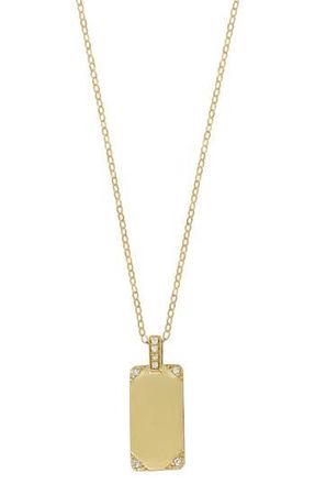 Bony Levy BL Icon Diamond Tag Pendant Necklace in 18K Yellow Gold at Nordstrom Rack