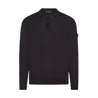 Peuterey Longsleeve Polo Melos RWS 01 - Heren - Truien - Blauw - Maat: 2XL Kasjmier
