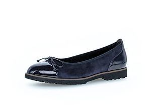 Ballerines Plates Gabor Pour Femme - Largeur Supplémentaire Modérée (G), Cuir, Semelle Souple, Confort Optimal