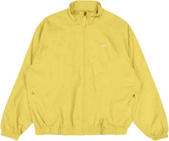 Nike Heren, Jassen, Geel, Maat: M Leer