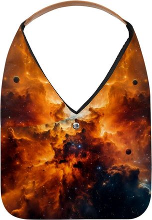 Generic Stars Nebula Reusable Lightweight Grocery Bags - Foldable Into Compact Pouch, Washable & Sturdy, Multipurpose for Shopping and Travel