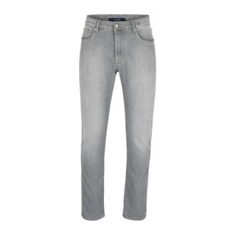 Atelier Noterman Slim-fit Jeans - Heren - Jeans - Grijs - Maat: W34 L36 Leer