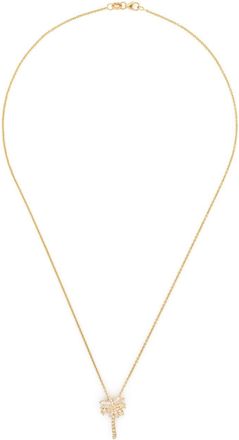 Anita Ko 18K Yellow Gold Palm Tree Diamond Necklace - Womens - 18kt Yellow Gold/Diamond