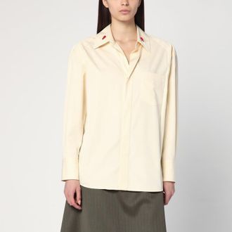 Bottega Veneta Cream shirt in cotton and silk