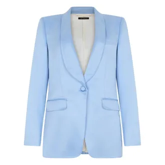 Tom Ford Notch Lapel Blazer - female - Tom Ford - Blazers - Blue - S - Jackets
