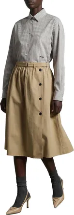 Prada Panama Skirt - Beige