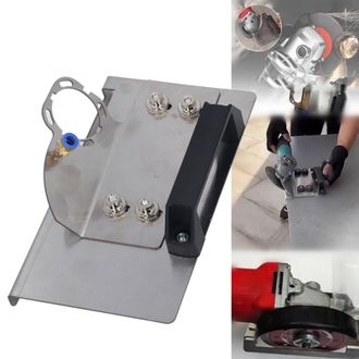 Infinite Soporte Para Amoladora Angular De 45&deg; Para Biselar Azulejos, De Acero Inoxidable, Compatible Con Amoladoras Angulares Tipo 100 (di&aacute;metro M&aacute;ximo 45 Mm)