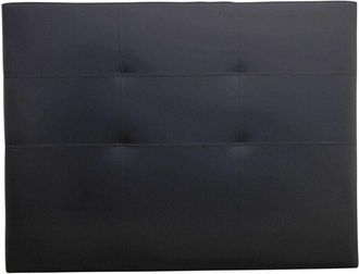 RELAX Cabecero De Cama Tokio Tapizado En Polipiel Negro - Cama De 150