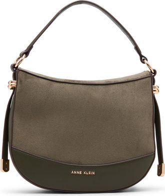 Anne Klein Convertible Shoulder Bag in Dark Olive at Nordstrom Rack