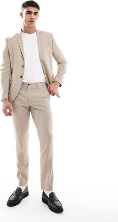 Jack & Jones super slim pants in beige-Neutral