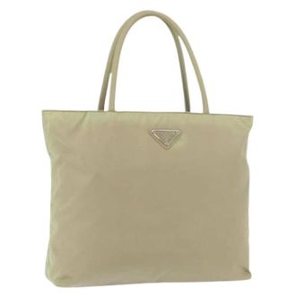 Prada Pre-owned Tote Bags, female, Green, Size: ONE SIZE Pre-owned Vintage Tote Bag