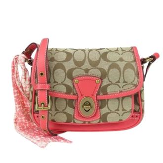 Coach Pre-owned Cross Body Bags, female, Multicolor, Size: ONE SIZE Pre-owned Pochette Shoulder Bag