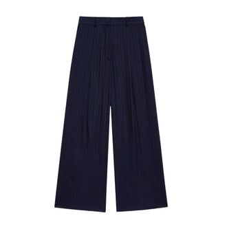 Anine Bing Broeken, Dames, Blauw, XS, Paola Trouser