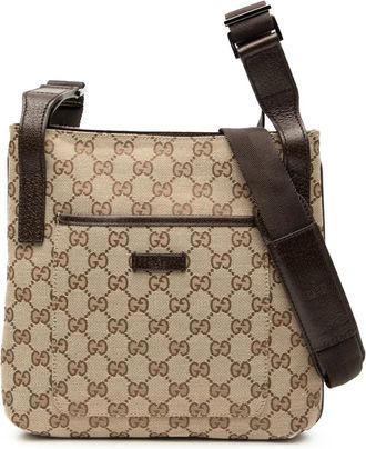 Gucci Borsa a tracolla in tela GG 2000-2015 - Marrone