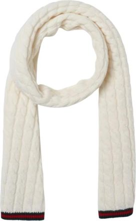 Gucci Winter Scarves, unisex, White, Size: ONE SIZE Scarf