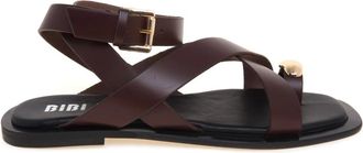 Bibi Lou Vaz Sandaal - Dames - Sandalen - Bruin - 39 EU - Leer - Schoenen