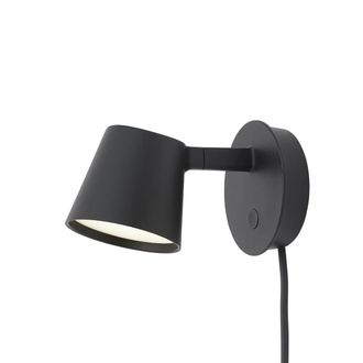 MUUTO Tip LED-Wandleuchte, schwarz