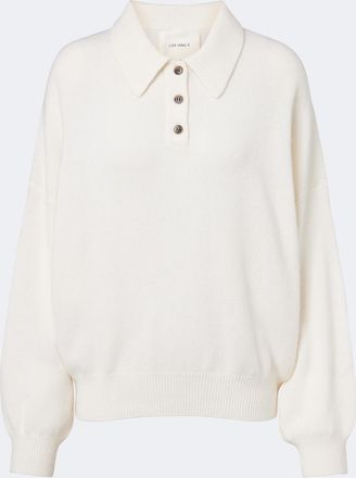 Lisa Yang Etta cashmere polo sweater