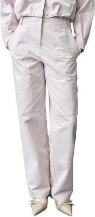 Mango Amalia Straight Leg Pants in Lilac at Nordstrom Rack, Size 2