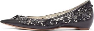 Dior Pumps con applicazione a fiori - Nero