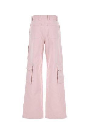 Gucci Womens Pastel Pink Cotton Cargo Pant Sparklingclassicpi Exterior: Pantaloni