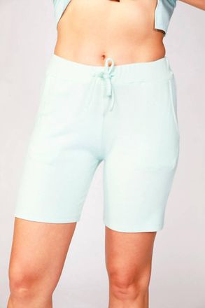 French Kyss Tie Waist Short In Mist