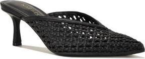 Nine West Amelli Woven Mule in Black at Nordstrom Rack, Size 8.5