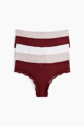 H&M 5er-Pack Brazil Slips - Red