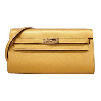 Herm&egrave;s Gold Chain/Shoulder Wallet (Pre-Owned)
