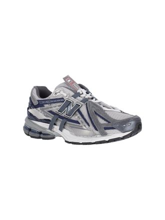 New Balance Mesh & Synthetic Low-Top Sneaker - Gray