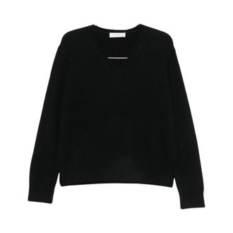 Dunst V-neck Truien - Dames - V-hals truien - Zwart - XS - Truien & Vesten