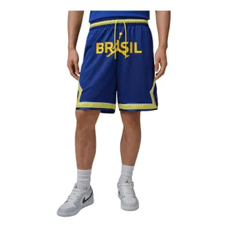 Nike Jordan Air Jordan Mesh Diamond Shorts Old Royal Yellow Pulse IF3913-417