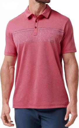 Travis Mathew Final Call Polo In Rose Wine