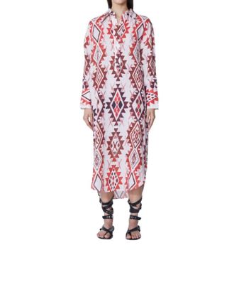 Maria Cher Ortiz Delci Shirt Dress In Mix 1