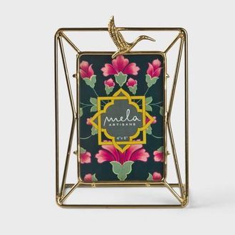 Mela Artisans Serenity Crane Frame - 4x6 in Gold at Nordstrom
