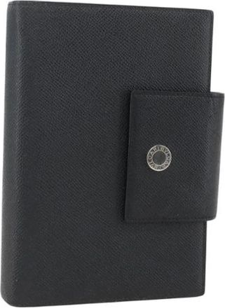 Bulgari Pre-owned Accessories, female, Black, Size: ONE SIZE Pre-owned Leather home-office