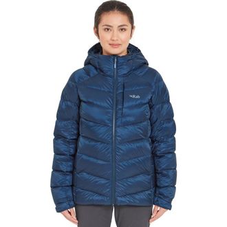 RAB Glaceon Pro Down Jacket - Womens in Tempest Blue at Nordstrom, Size X-Small