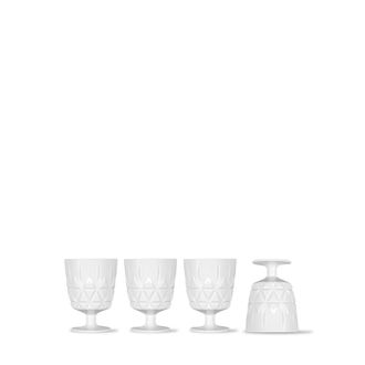 OEM Vasos Para Picnic, Acr&iacute;lico Blanco, 4 Unidades, 0,3 L. Para Comer Al Aire Libre / Sagaform