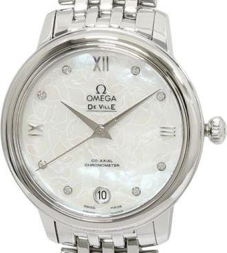Omega Pre-owned Acciaio inossidabile watches - - Pre-owned - Donna - Grigio - ONE SIZE