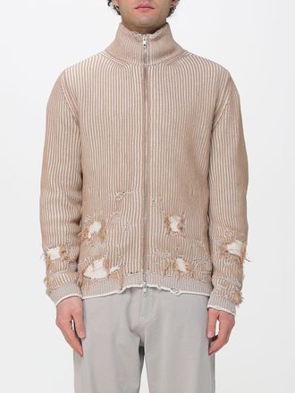 Maison Margiela Distressed Cotton Cardigan