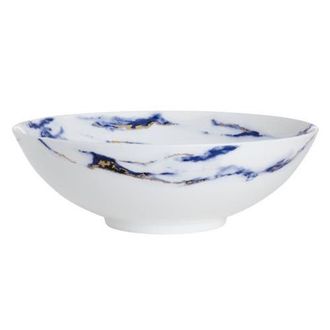 Prouna Marble Azure Serving Bowl in White at Nordstrom